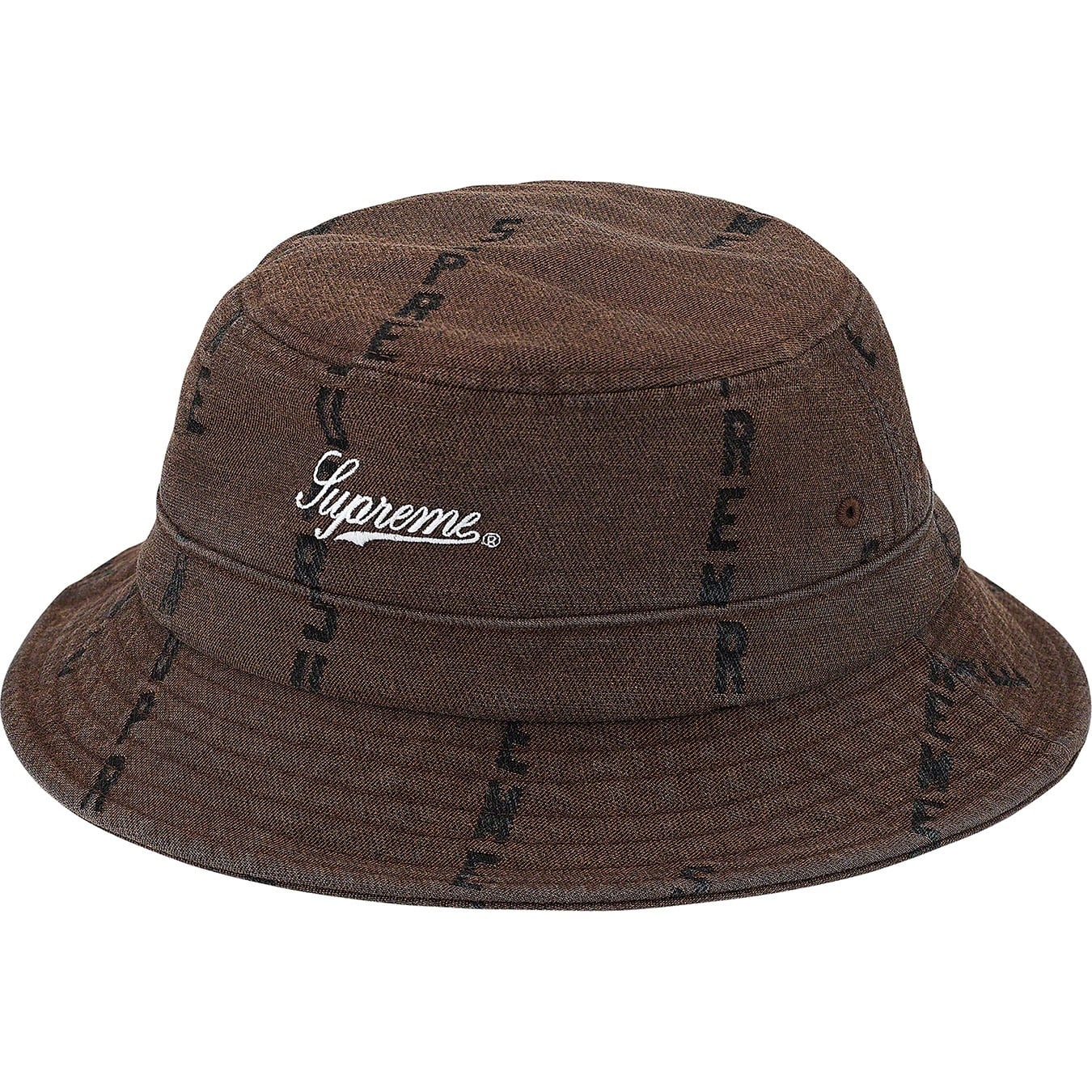 Logo Stripe Jacquard Denim Crusher view 4